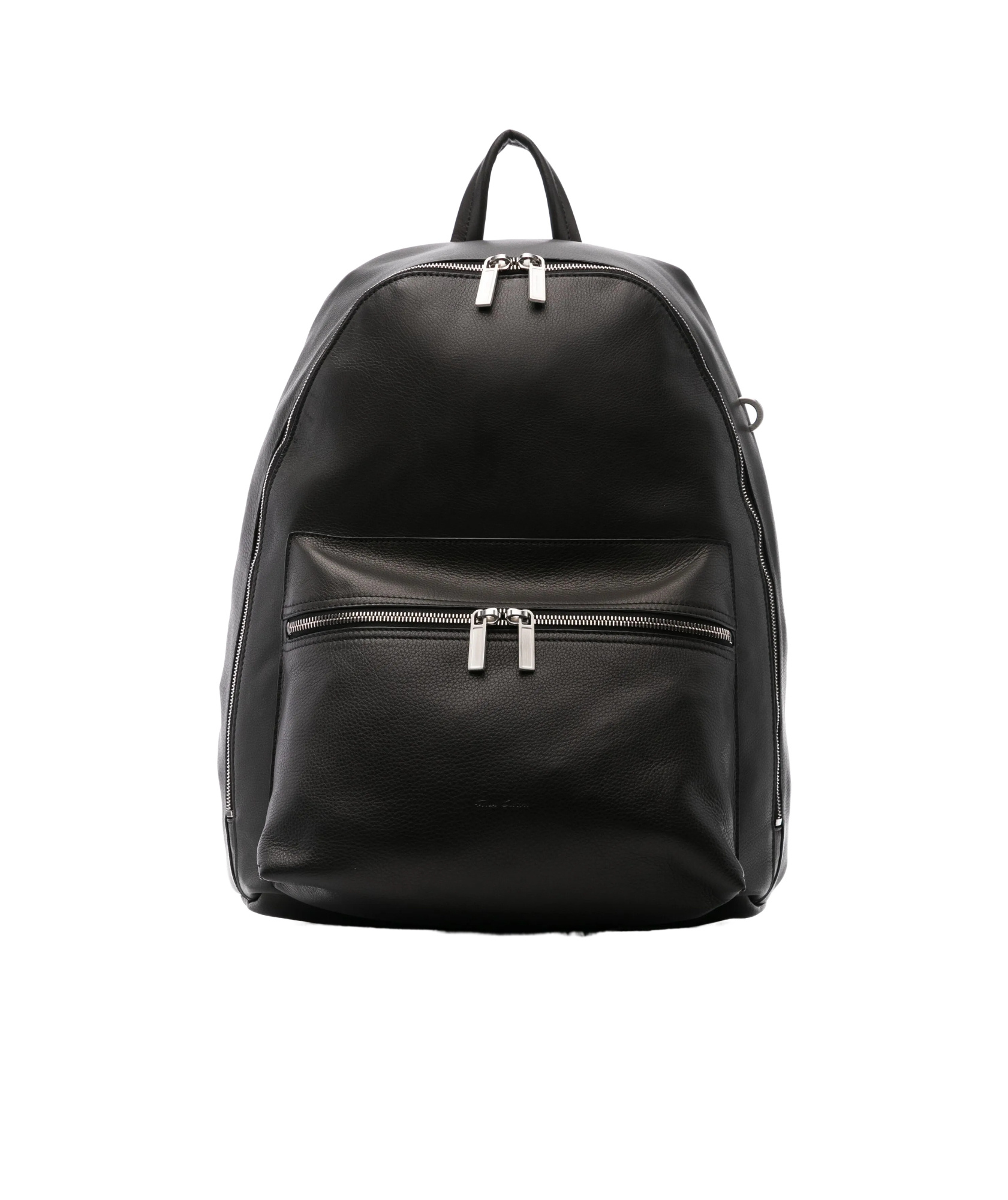 Rick Owens Leather Backpack In Black