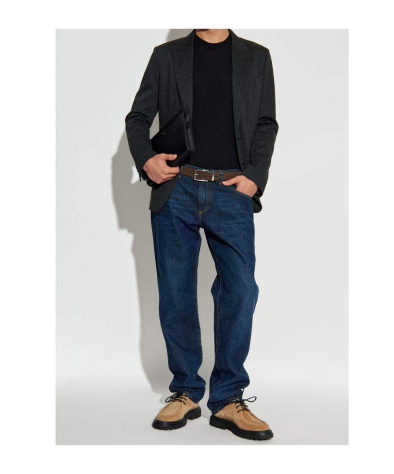 Dolce & Gabbana Pinstriped Single-breasted Blazer In Black