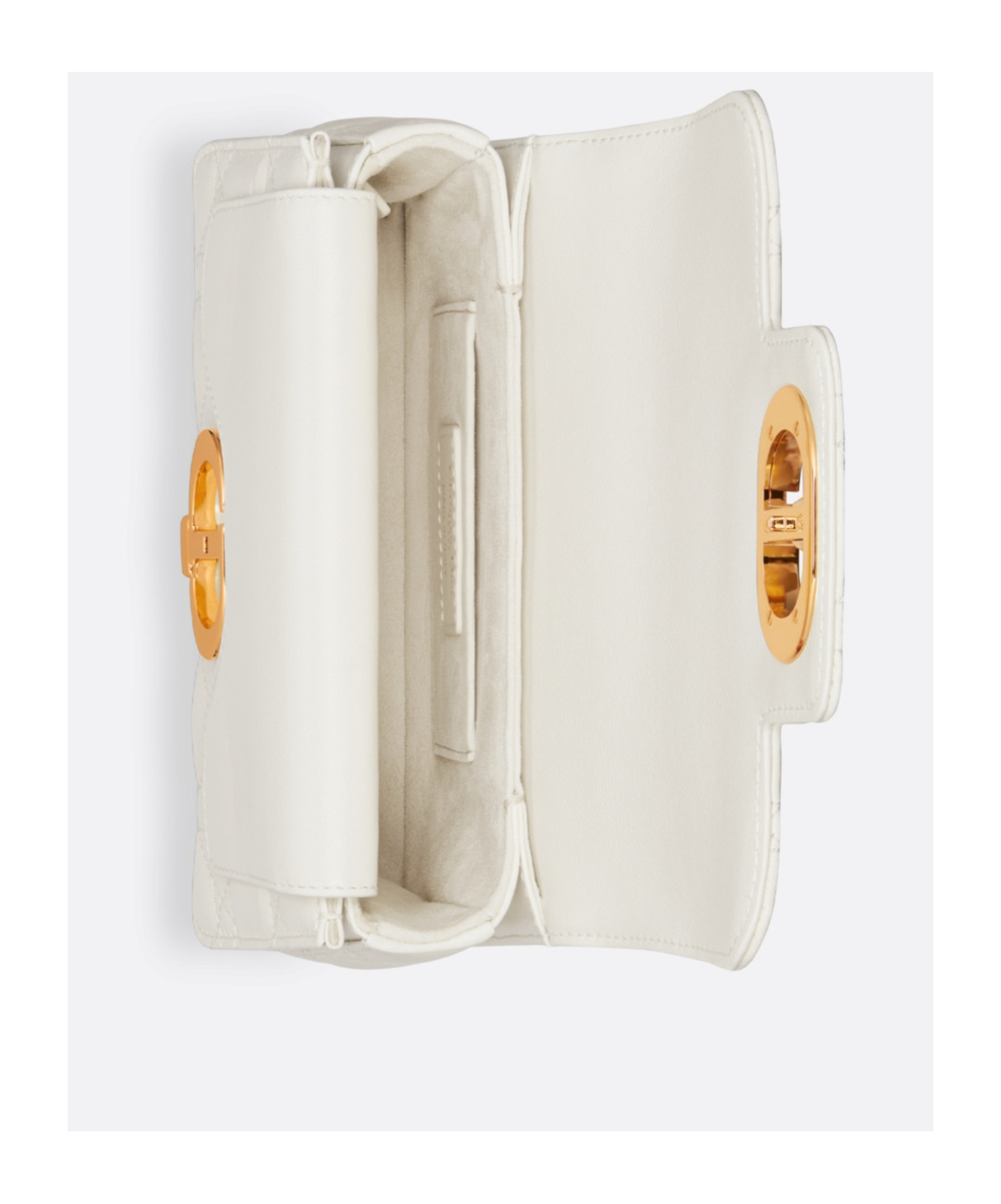 Dior Mini Jolie Shoulder Bag In White