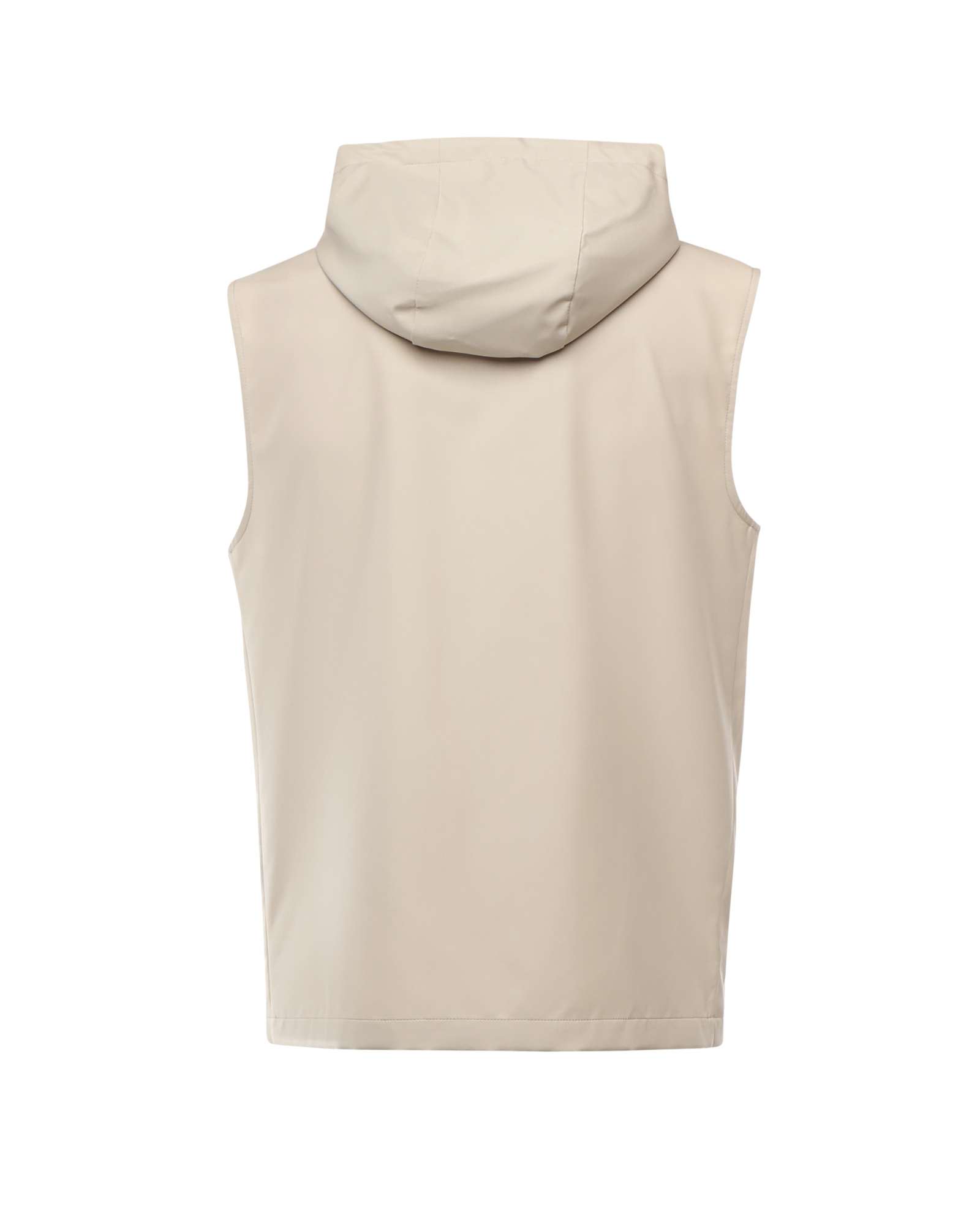 Eleventy Silk Hooded Vest