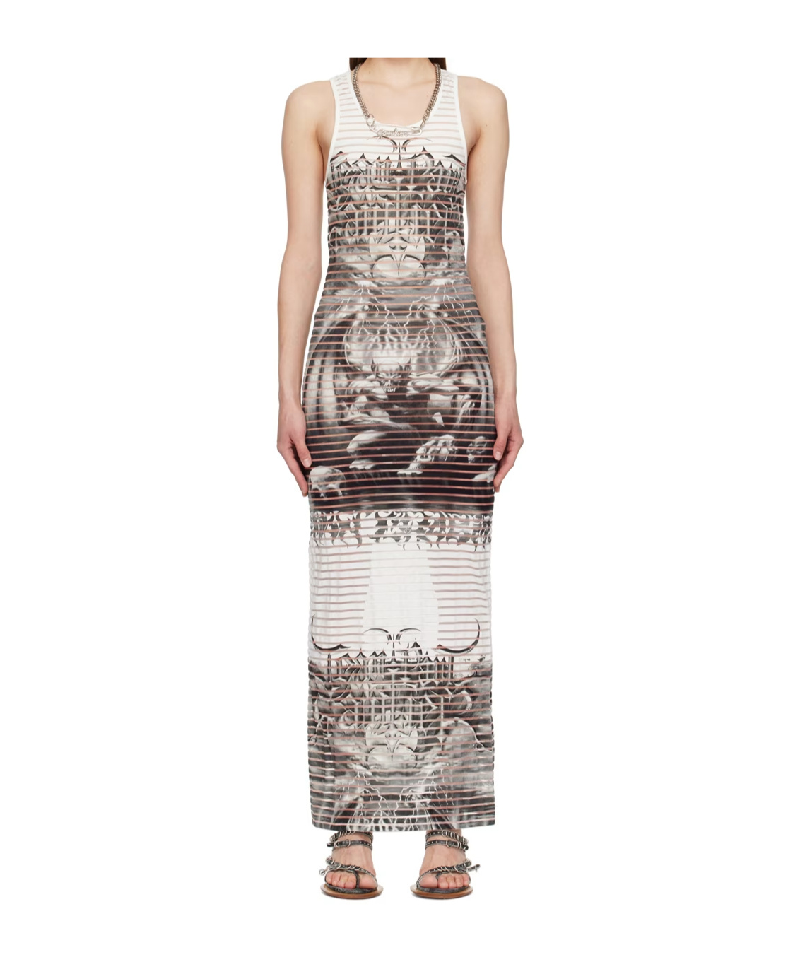 Jean Paul Gaultier Graphic Print Dress