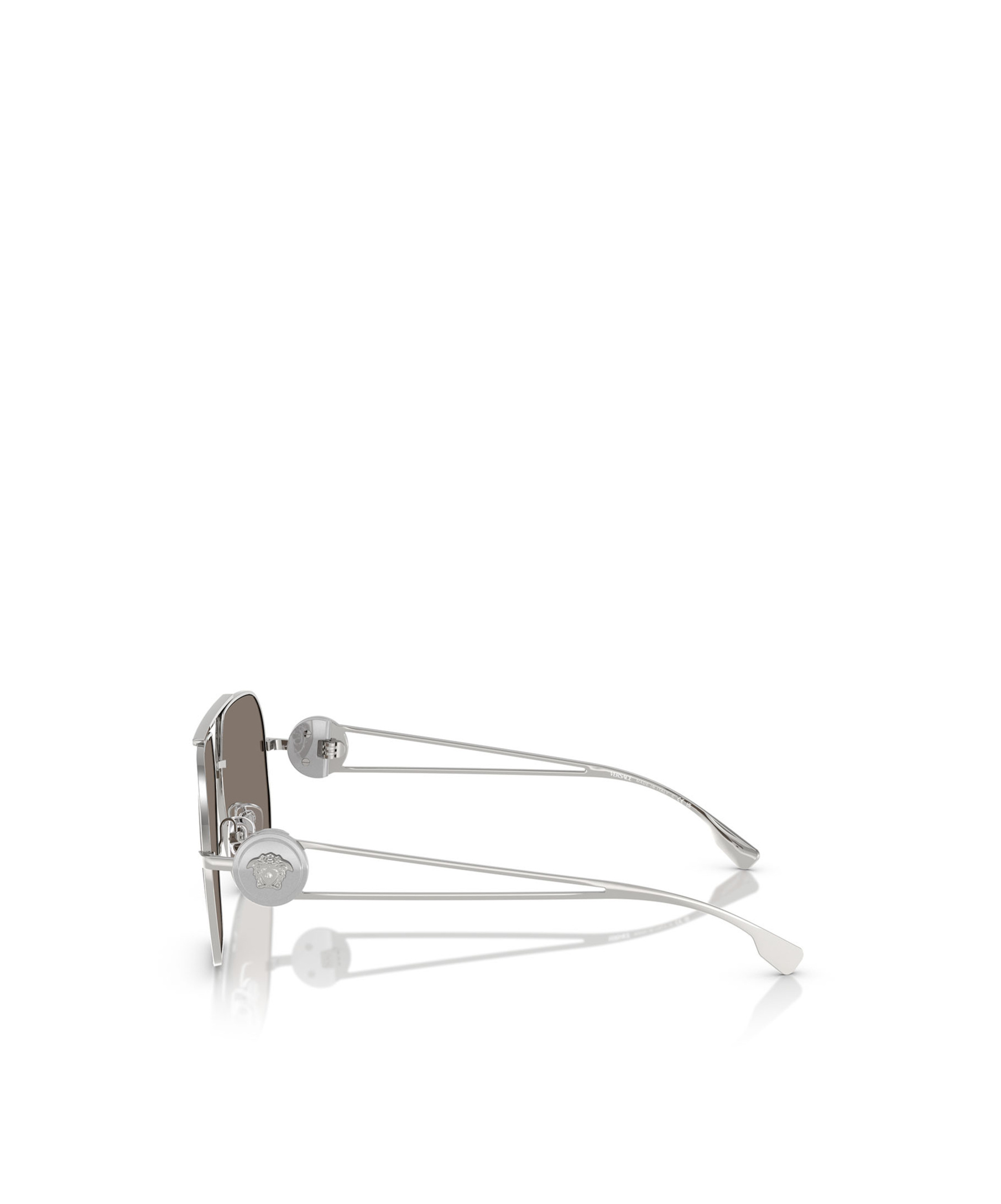 Versace Medusa Pilot-frame Sunglasses In Gray