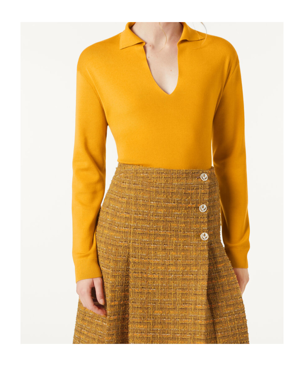 Loro Piana Siena Polo Shirt In Yellow
