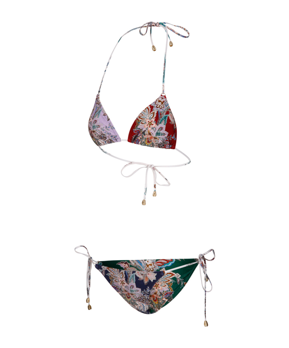 Zimmermann Rhiannon Triangle Bikini Set In Multi