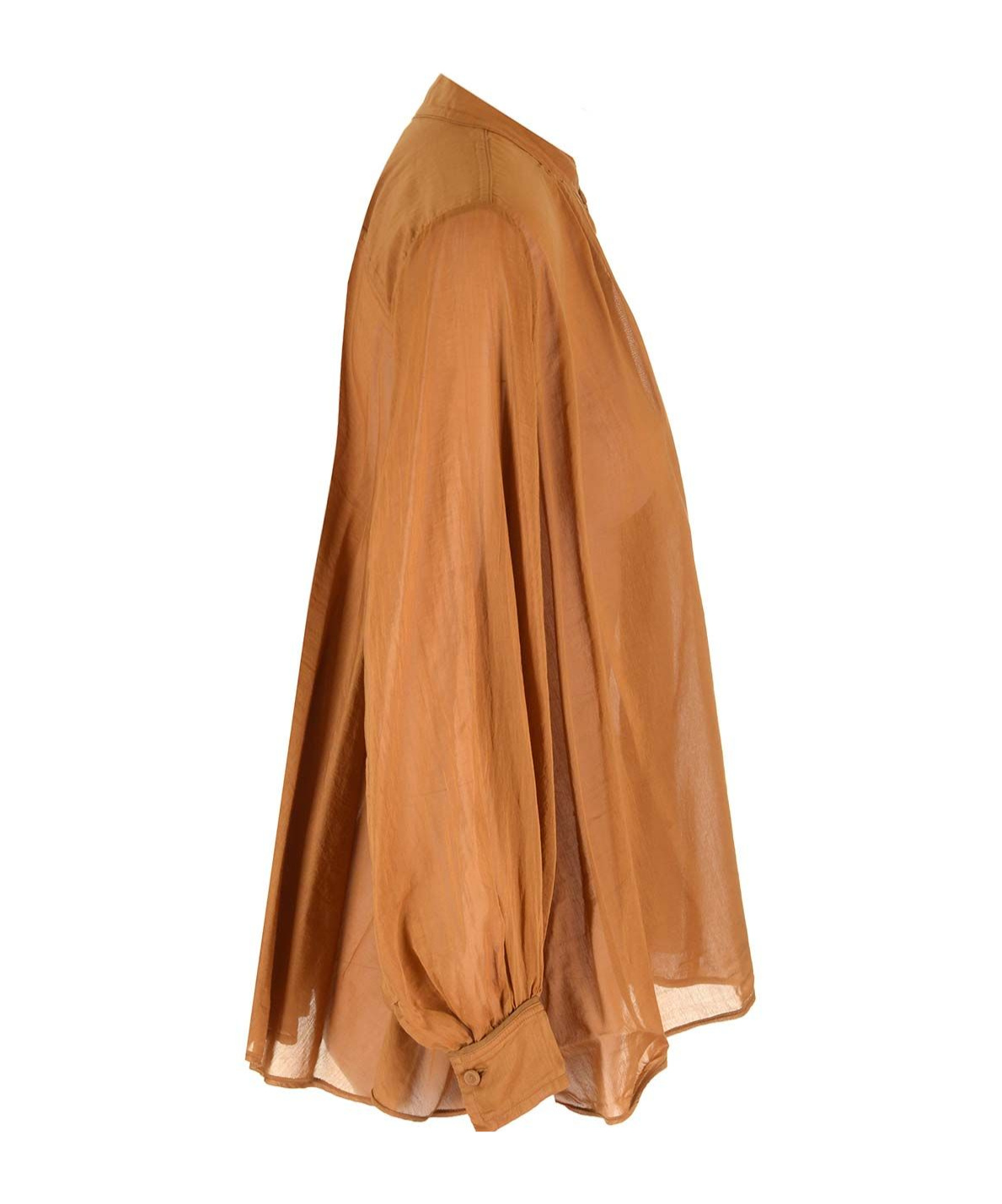 Forte Forte Voile Bohemian-style Shirt In Brown