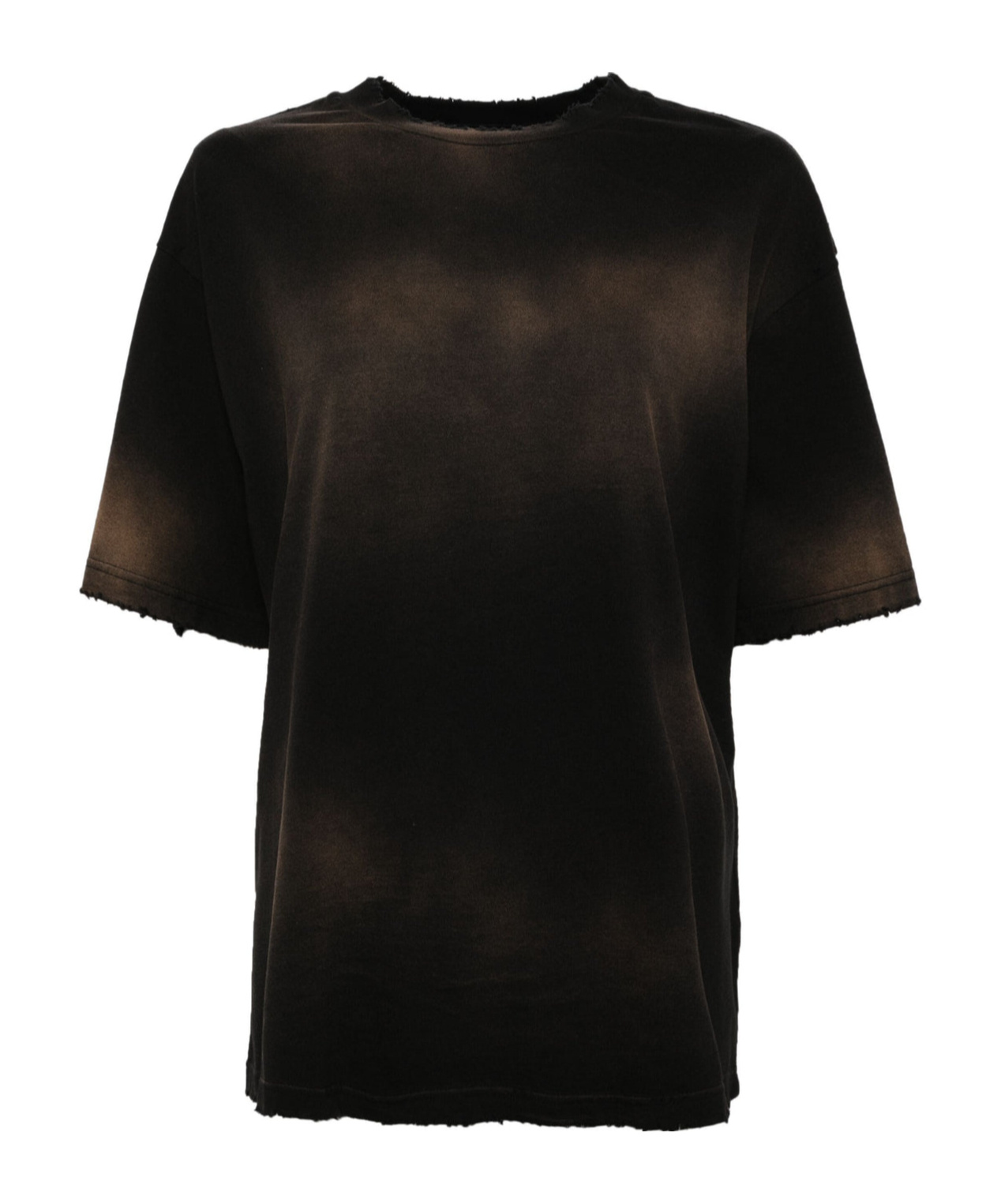 We11 Done Distressed T-shirt In Black