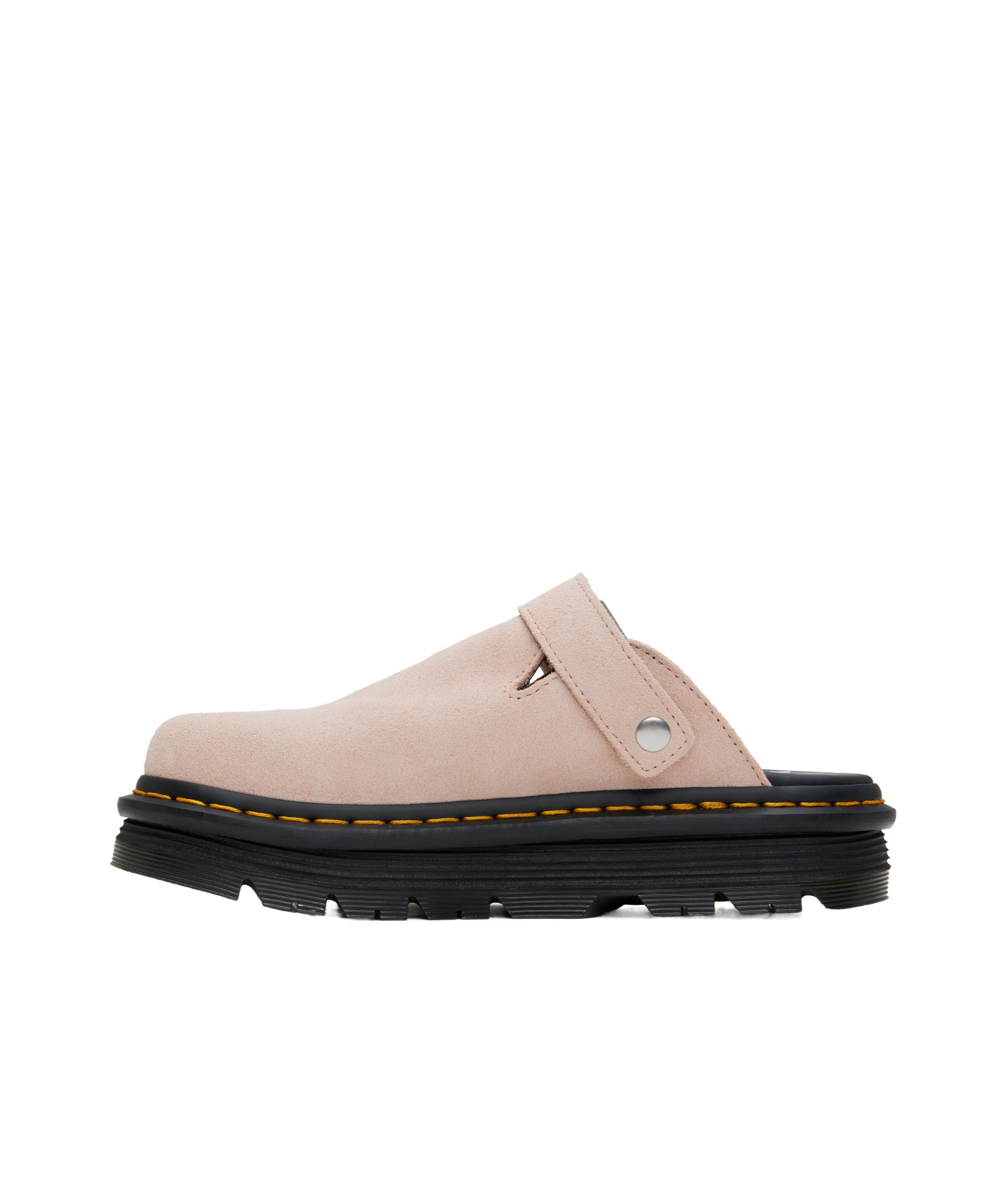 Dr. Martens' Round Toe Mules In Black