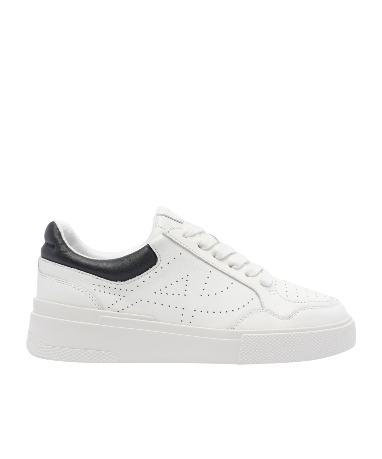 Ash Lace-up Low-cut Casual Shoes In White