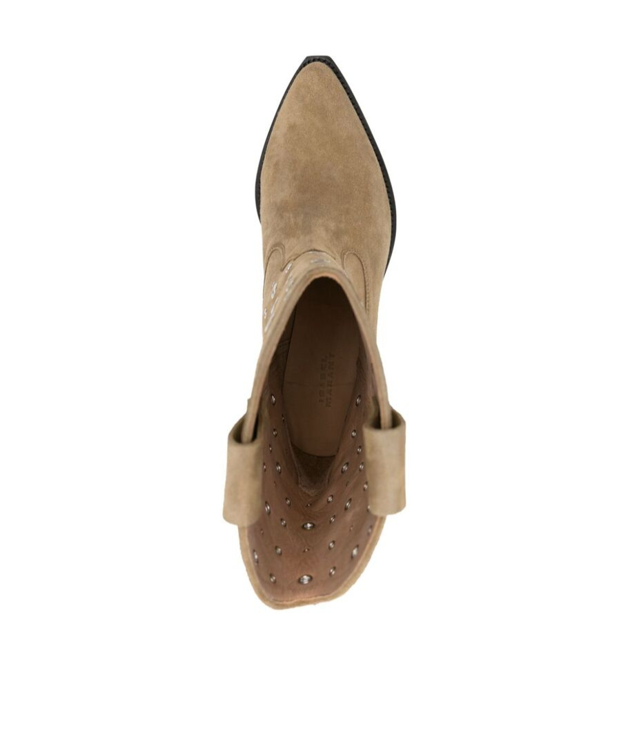 Isabel Marant Duerto 40mm Boots In Nude