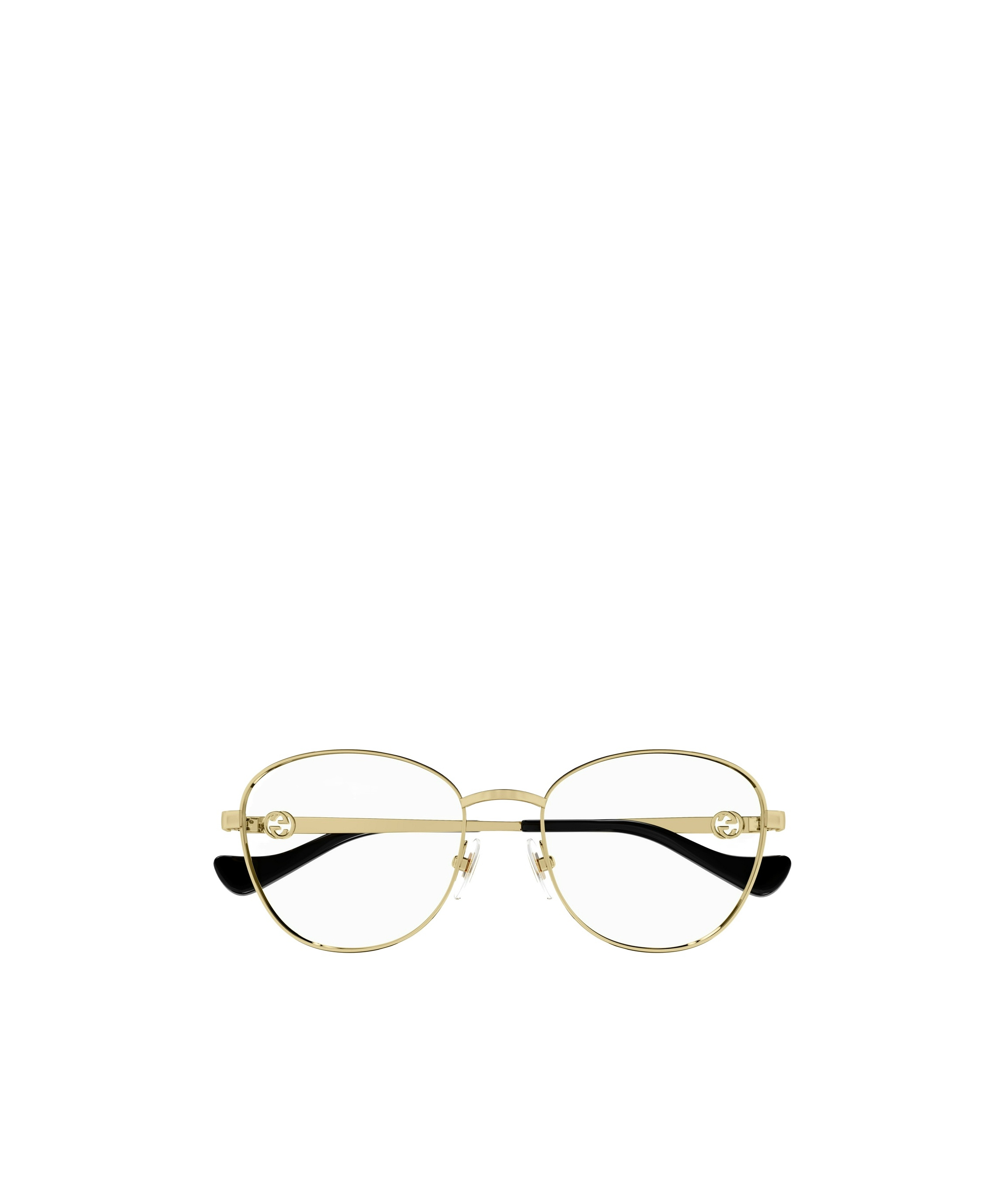 Gucci Round-frame Glasses In Nude