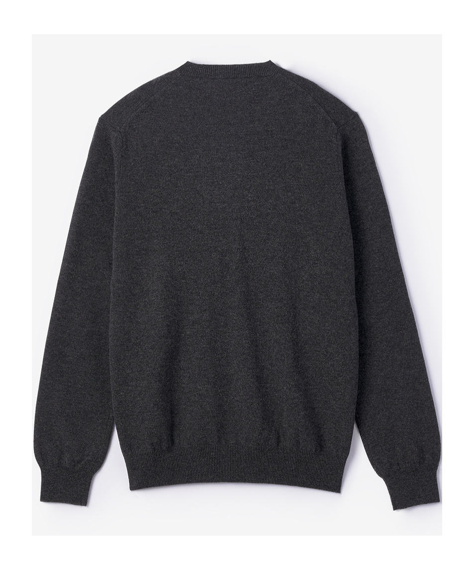 Comme Des Garçons Long-sleeved Sweater In Black