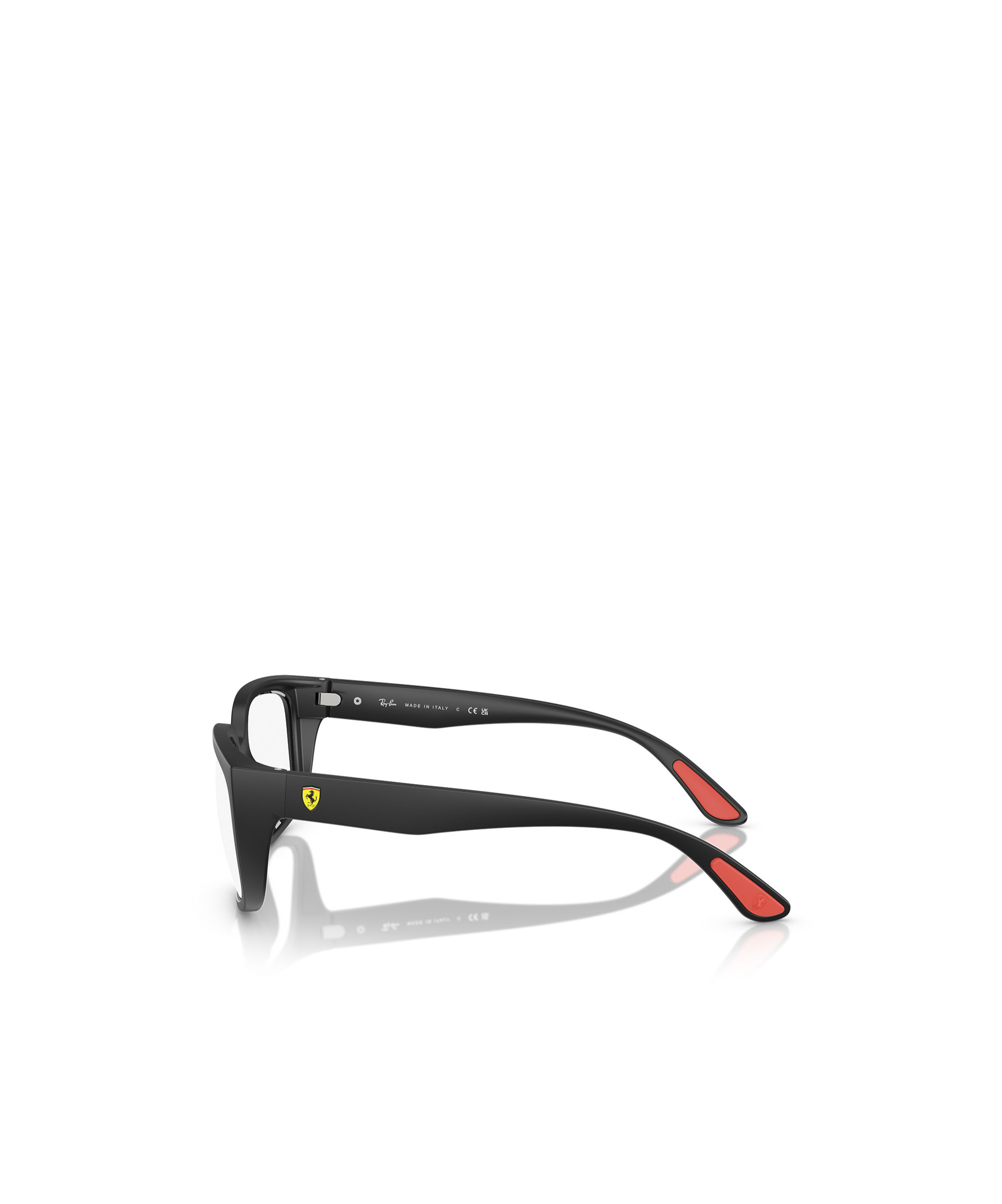 Ray Ban Geometric Flat Mirror In Black
