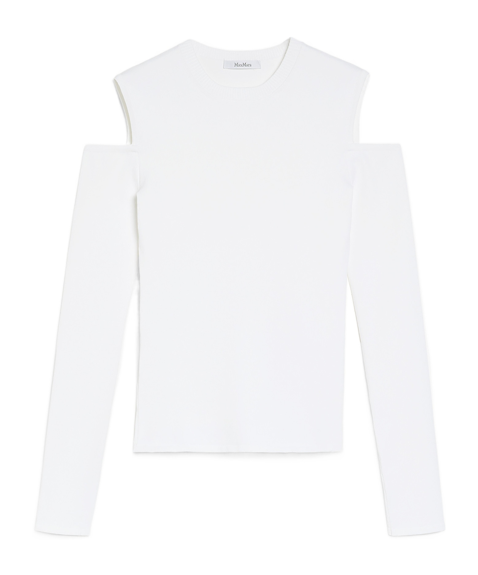 Max Mara Vik Cold Shoulder Sweater In Neutrophil