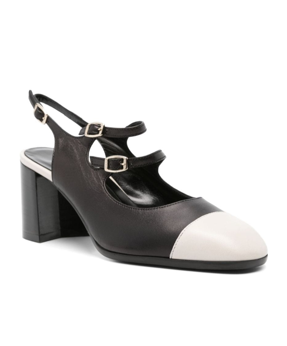 Carel Paris Patent Leather Papaya Mary Janes 60 In Black