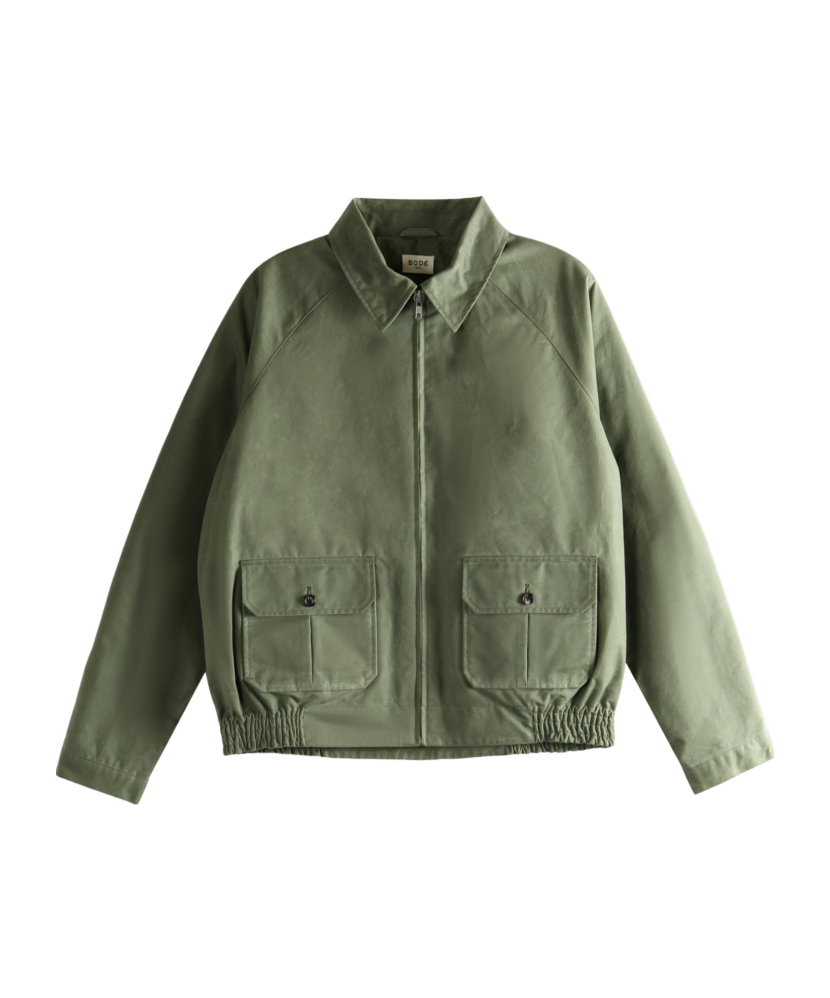Bode Waxed Coach's Jacket - Light Green