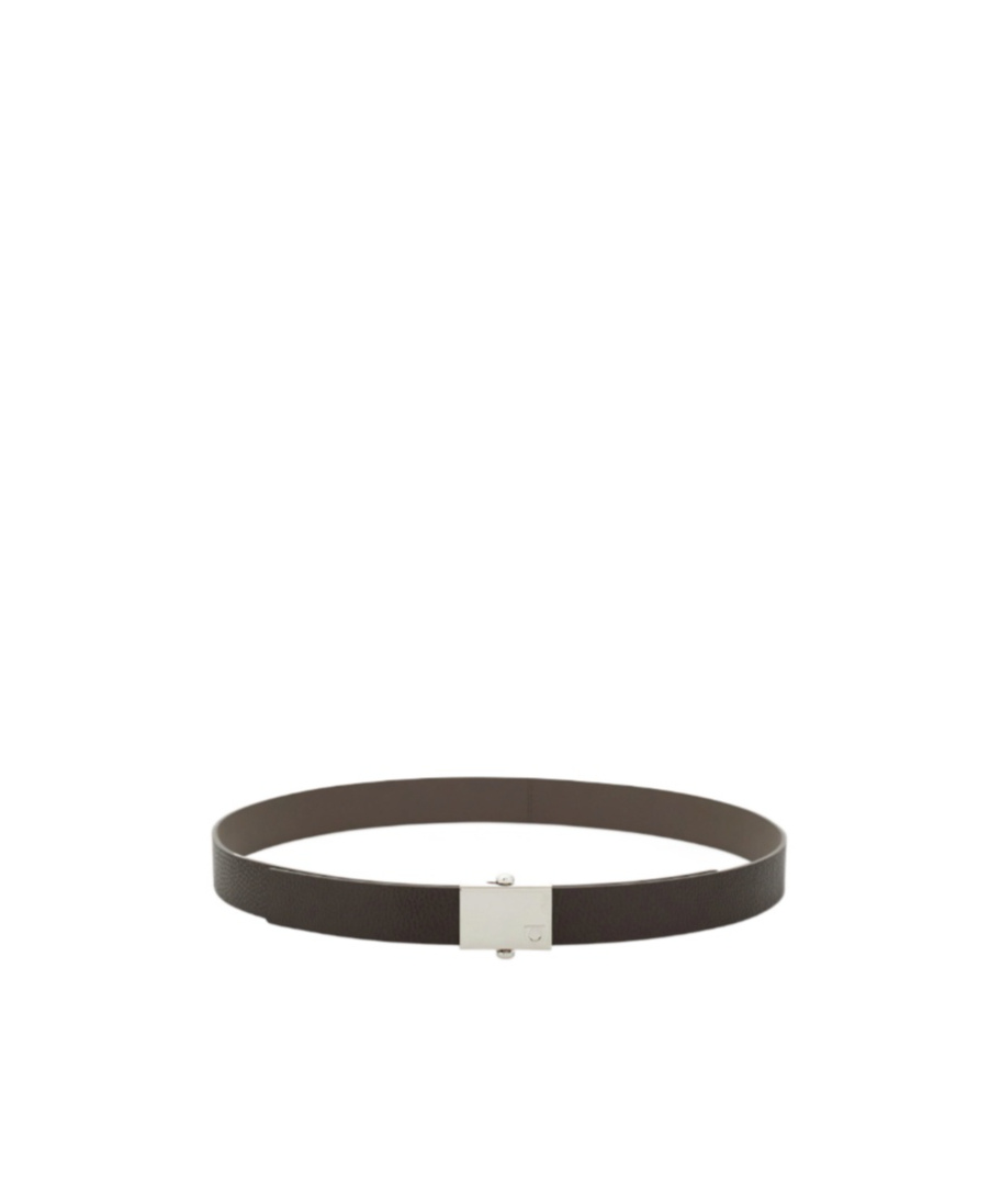 Ferragamo Reversible Belt In Brown