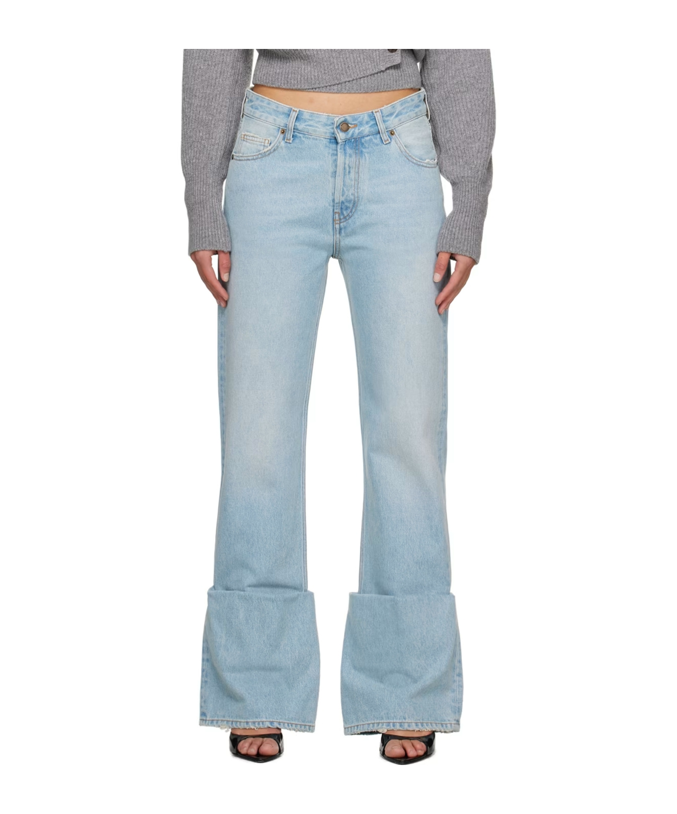 DARKPARK DENIM TROUSERS WITH BELT LOOPS