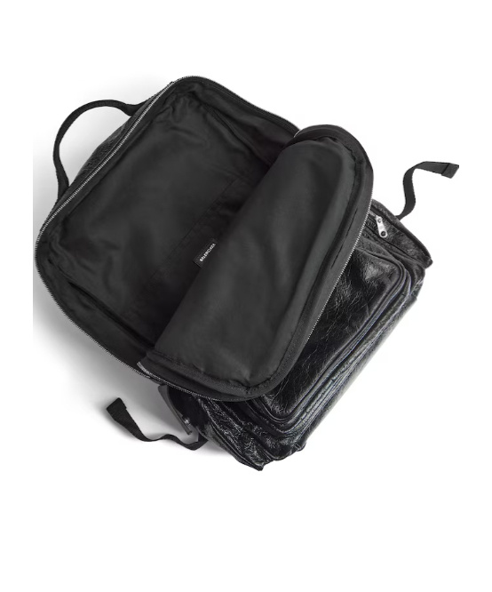 Balenciaga Versatile Urban Backpack Featuring Multiple Options In Black