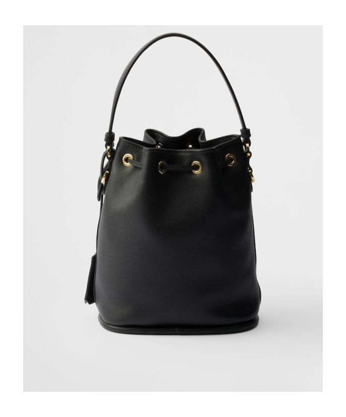 Prada Borsa A Secchiello Re-edition 1978 In Re-nylon Nero Donna In Black