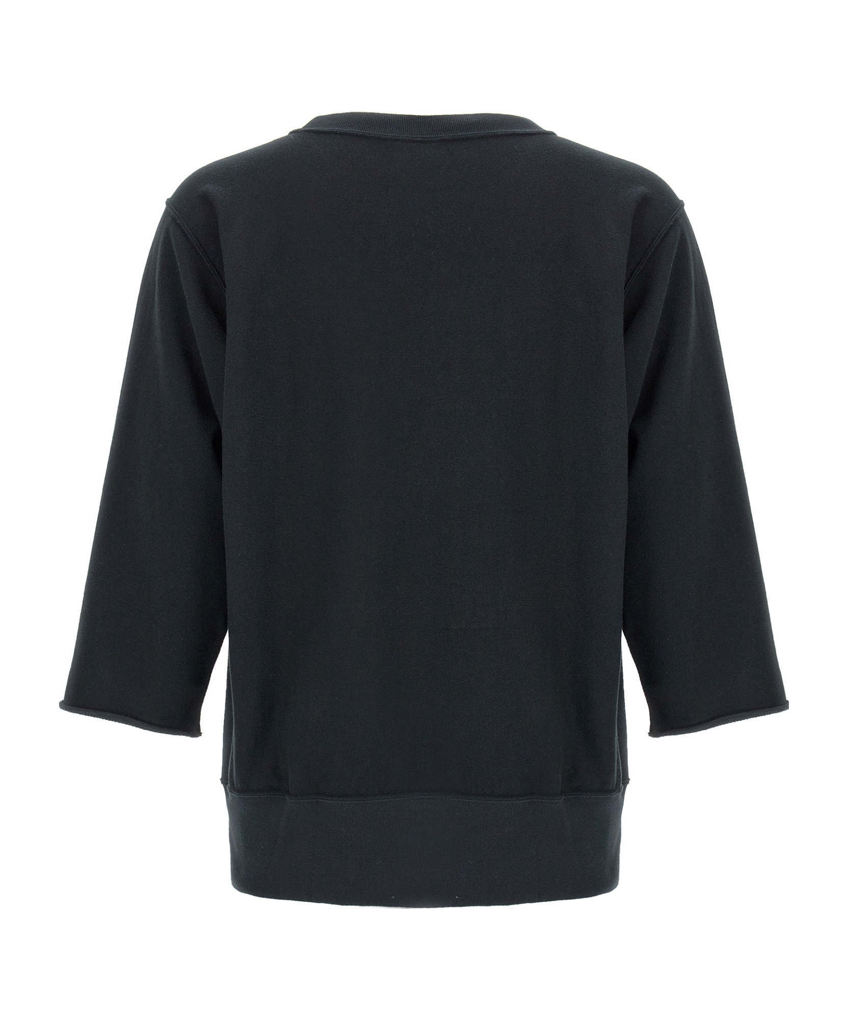 Undercover Champion X Sweatshirt Crew Neck Graphic Print In Black