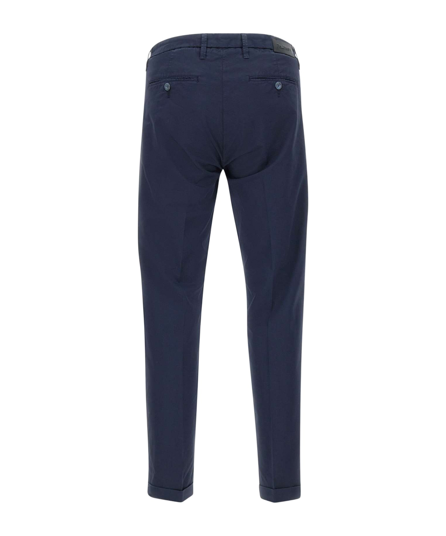 Re-hash Dark Blue Straight Casual Pants In Blue