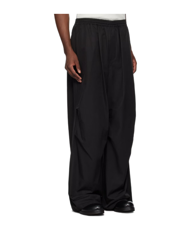 We11 Done Tucked Track Pants In Black