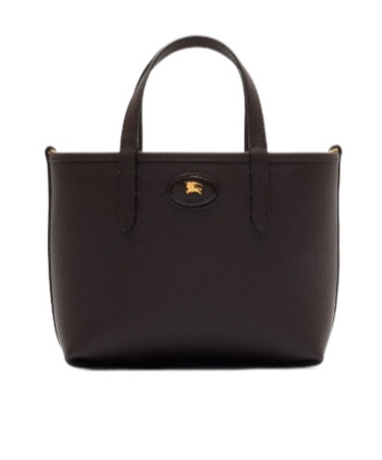 Burberry Mini Reversible Bloomsbury Tote In Black