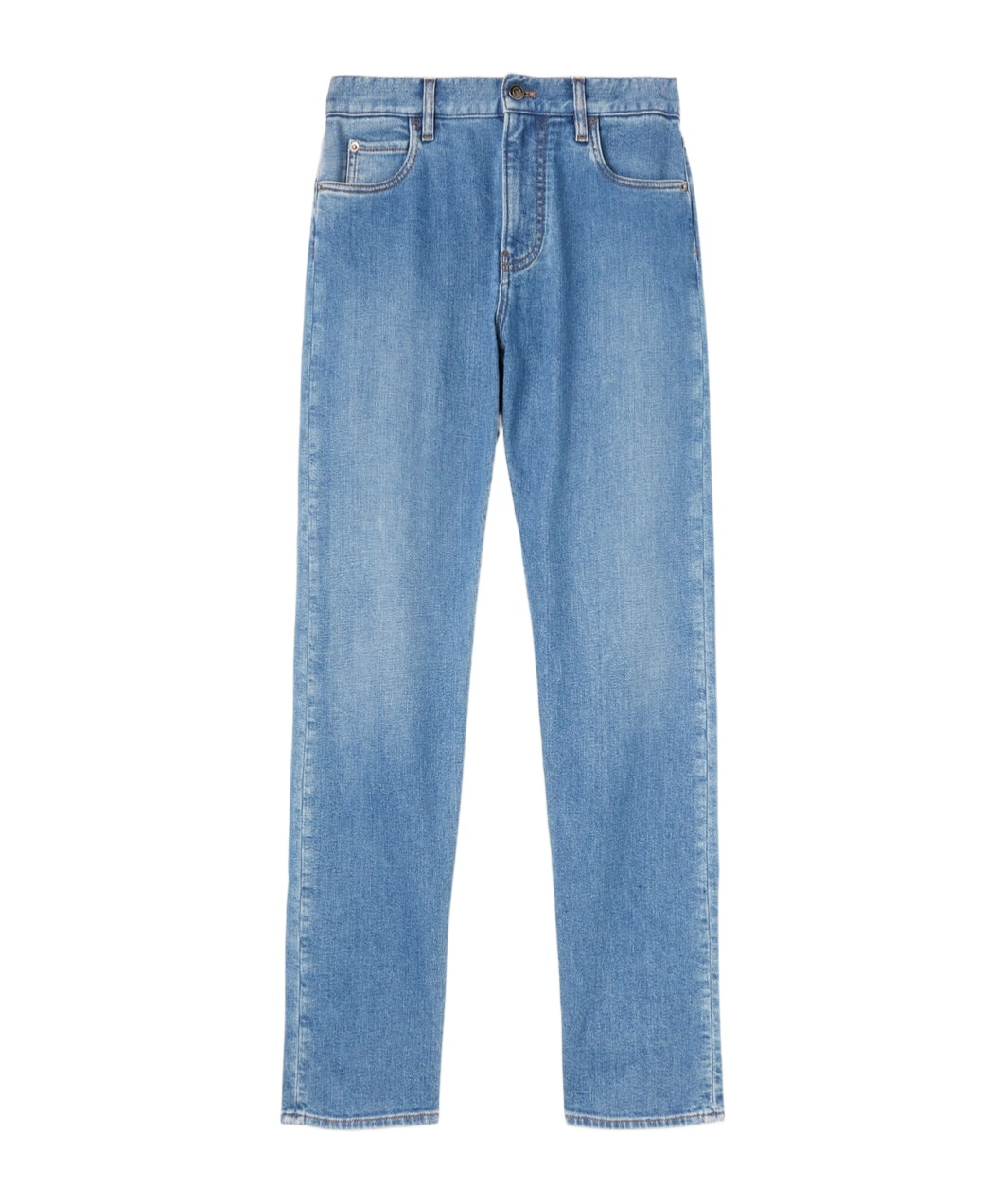 Loro Piana Quarona Belt-loop Jeans In Blue