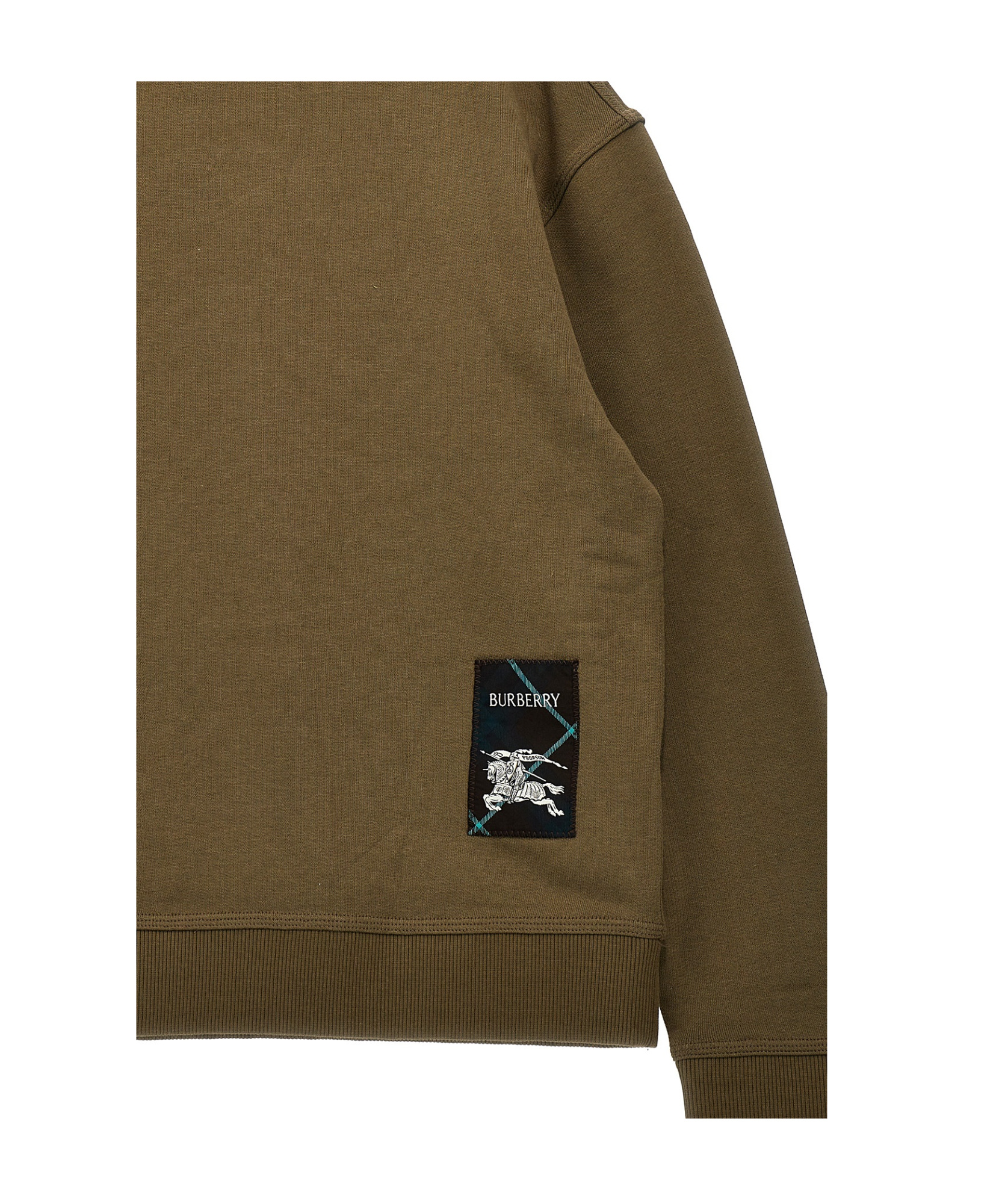 Burberry Long-sleeved Sweater In Green