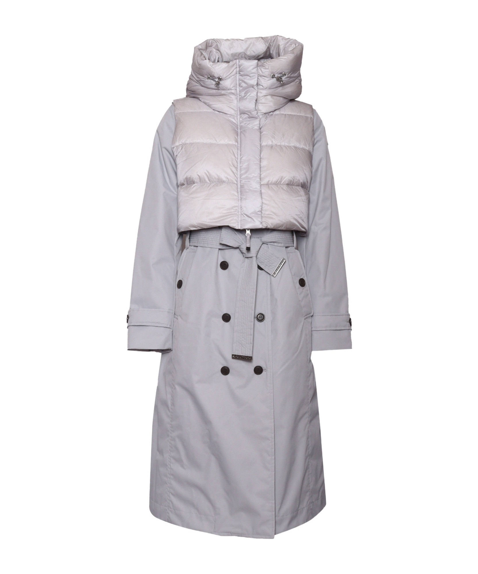 Parajumpers Dawn - Woman Hooded Down Coat In Gray