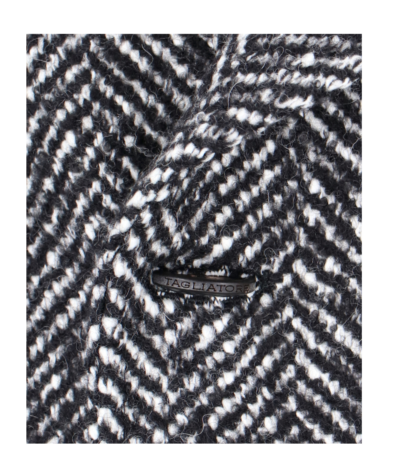 Shop Tagliatore Double-breasted Coat In Gray