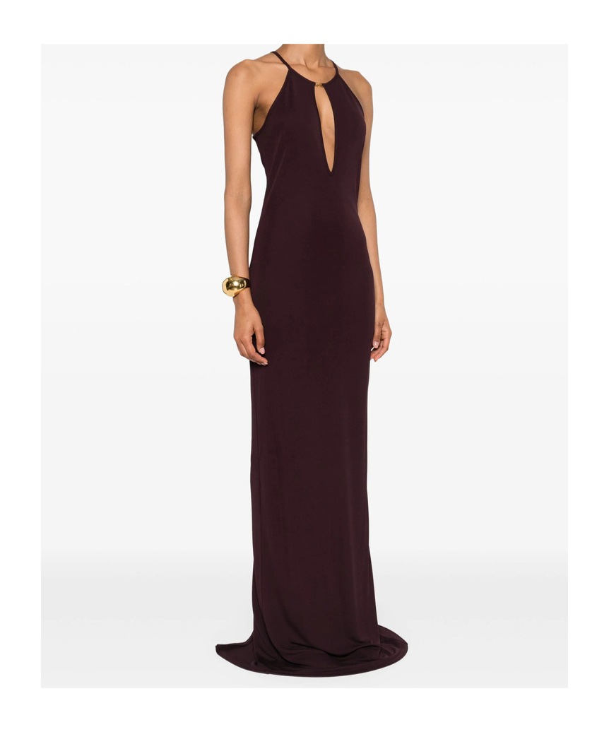 Tom Ford Halterneck Maxi Gown In Black