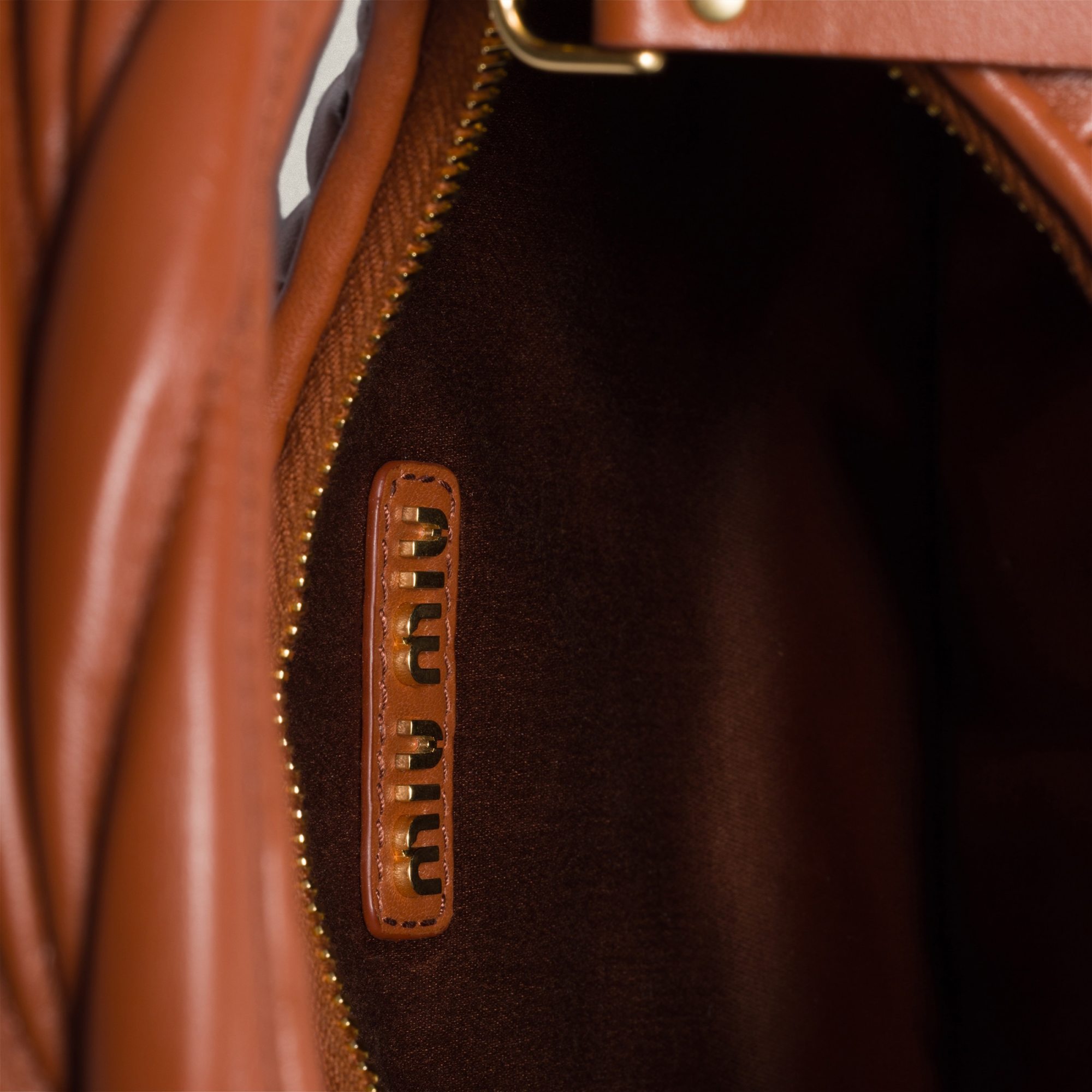 Miu Miu Wander Matelassé Nappa Leather Hobo Bag