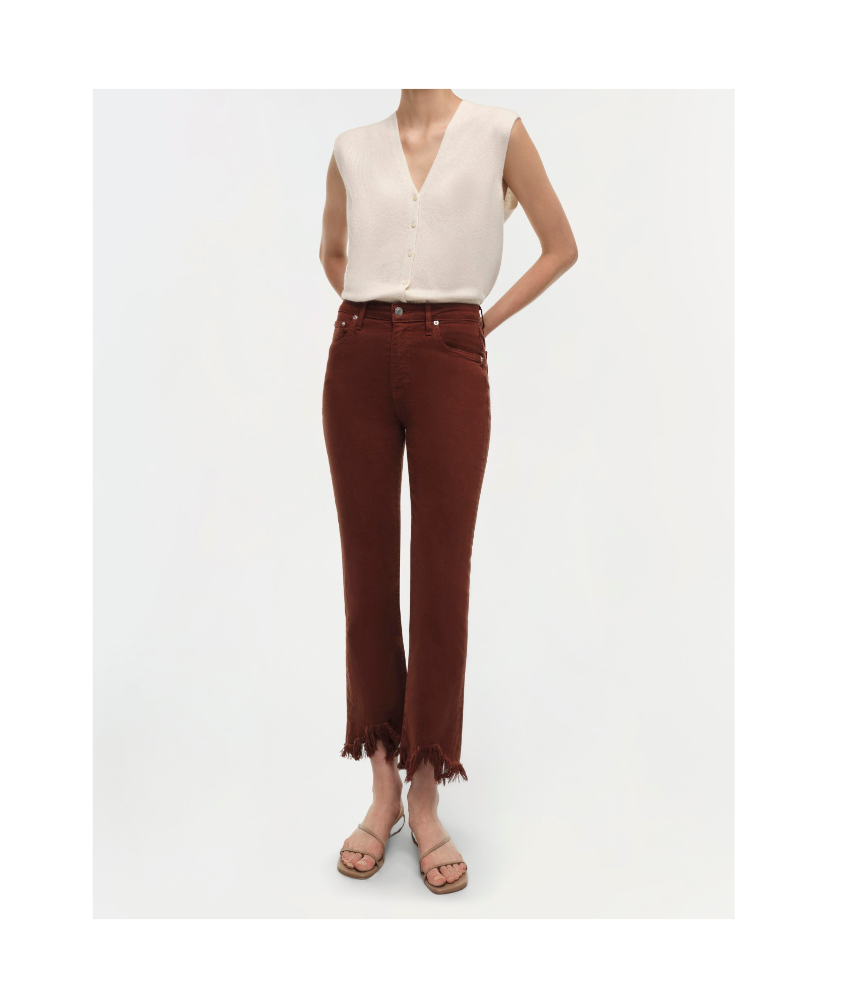 Simkhai River Jeans In Brown