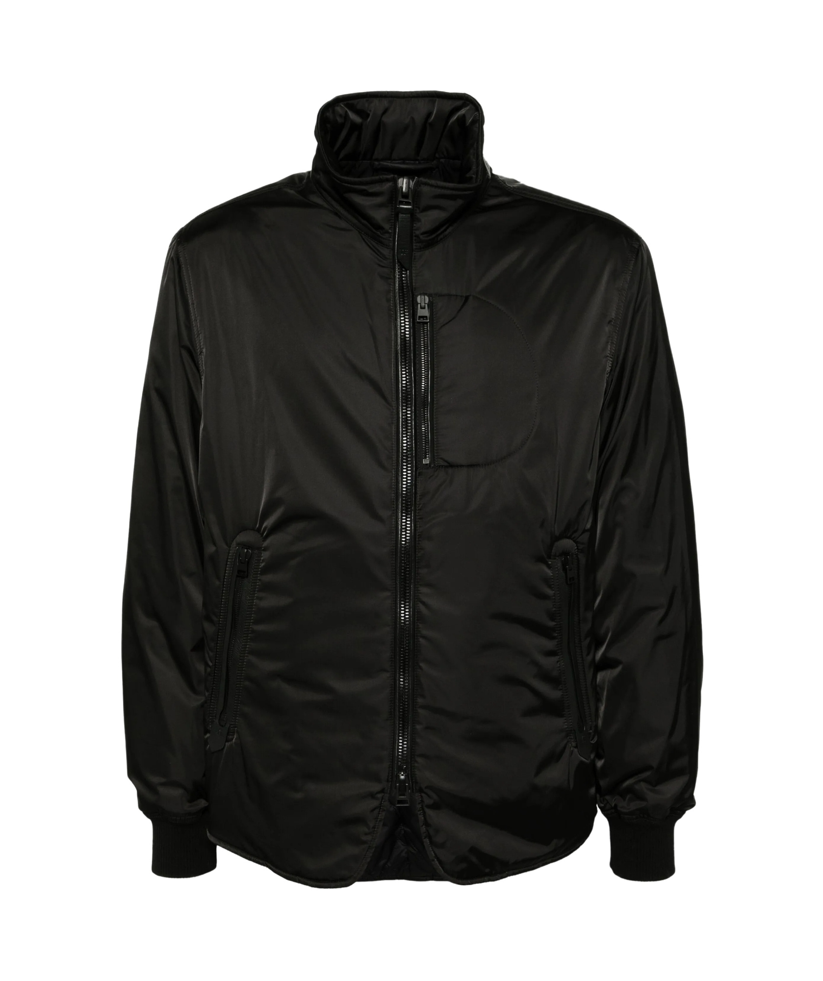 Tom Ford Techno Light-fill Jacket In Black