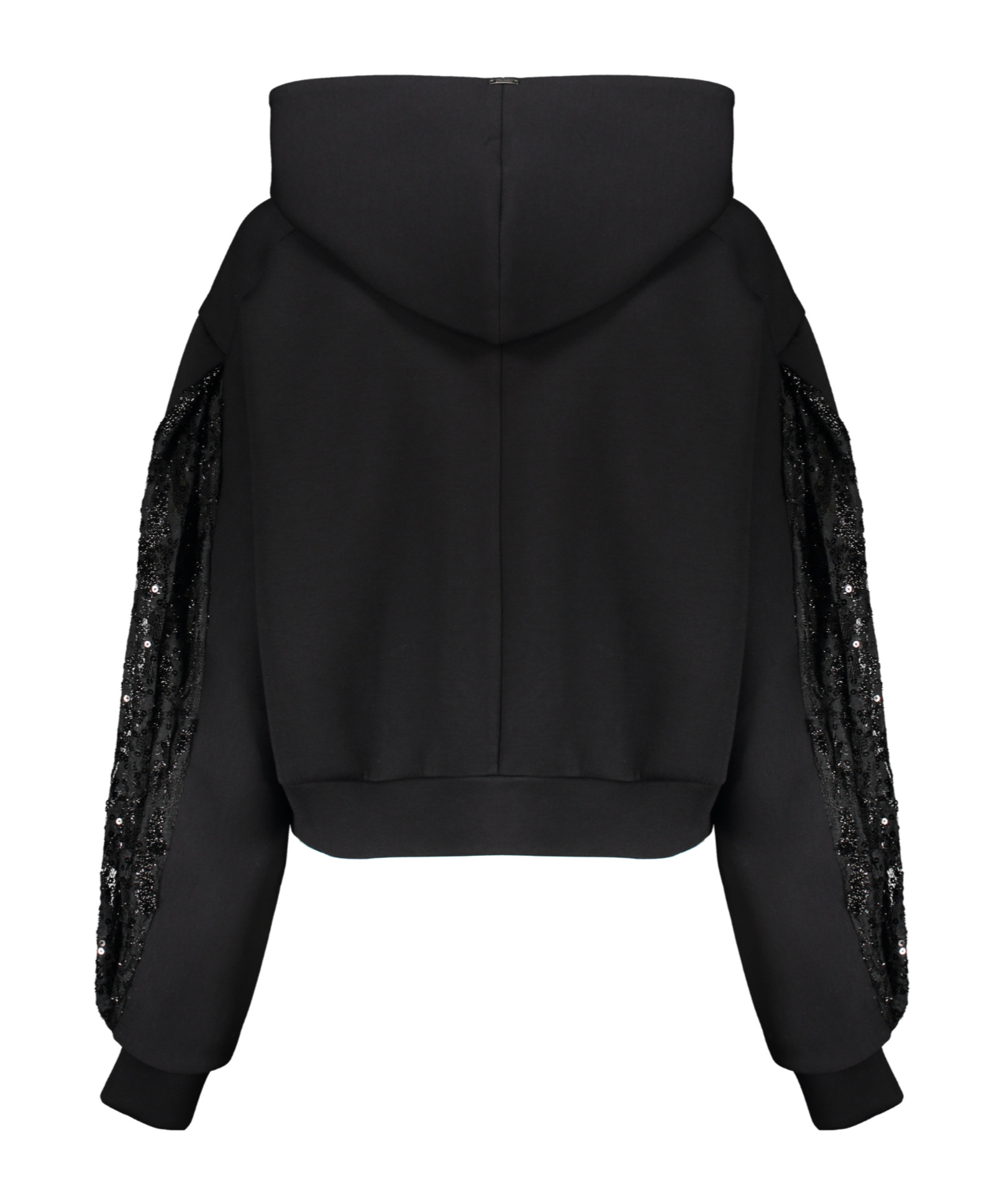 Herno Zip-up Hooded Sweatshirt In Black