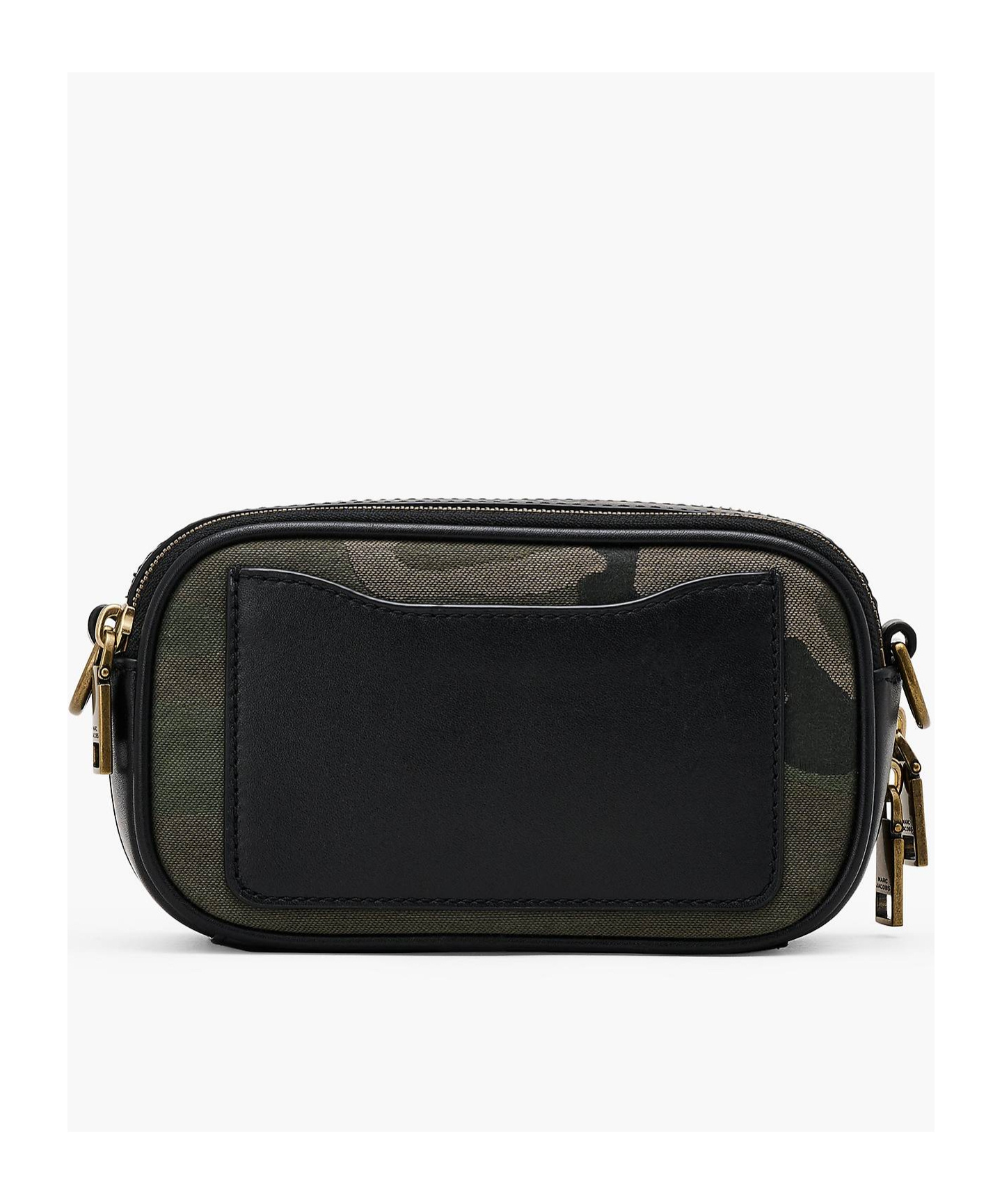 Marc Jacobs The Camo Jacquard Snapshot Camera Bag In Black