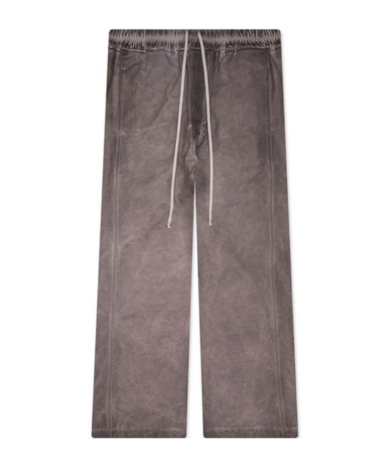 Rick Owens Drkshdw Drawstring Pusher Trousers In Brown