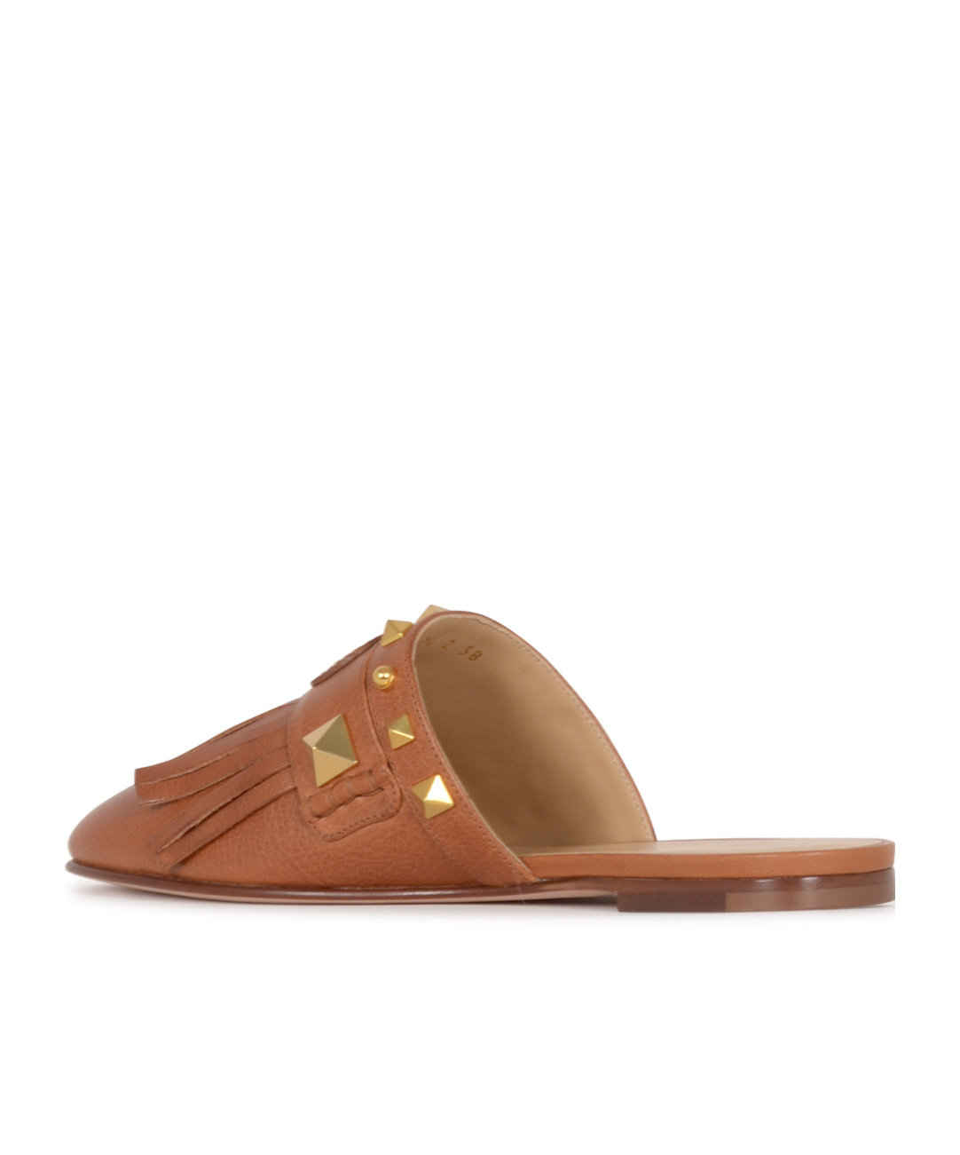 Valentino Flat Slippers In Brown