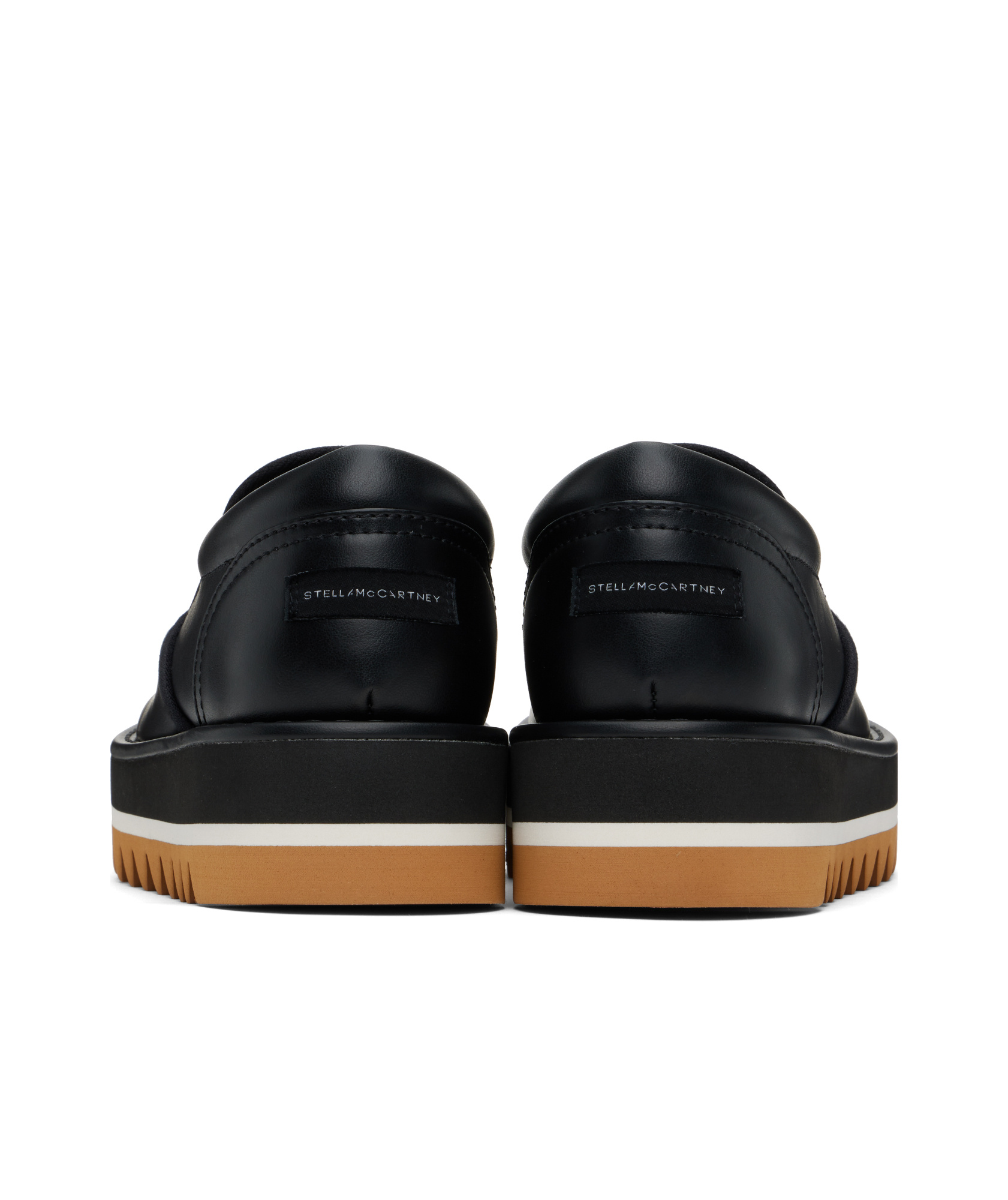 Shop Stella Mccartney Sneakelyse Eco Loafers In Black