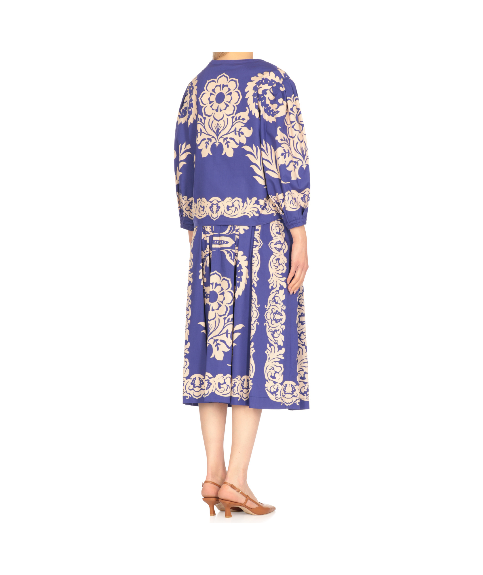 Etro Blue And White Paisley Blouse