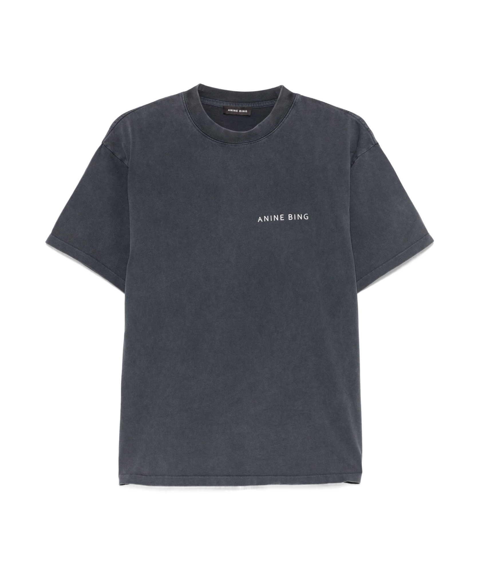 Shop Anine Bing Short-sleeved T-shirt In Black