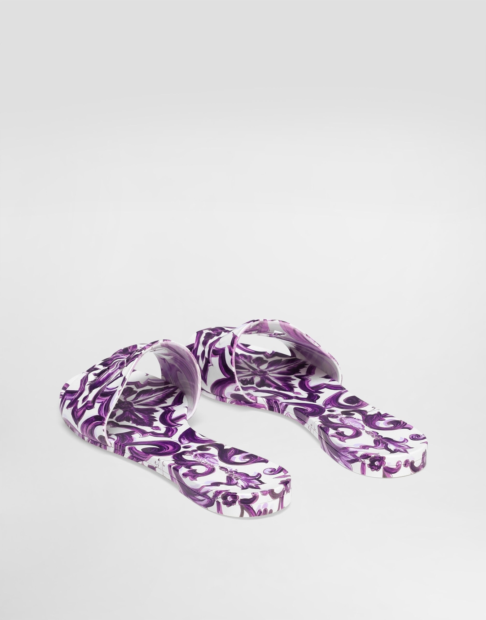 Dolce & Gabbana Maiolica-print Slides
