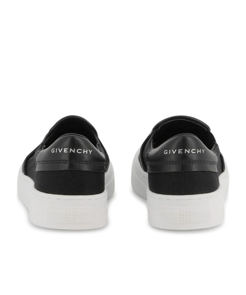 Givenchy Round-head Casual Shoes In Black