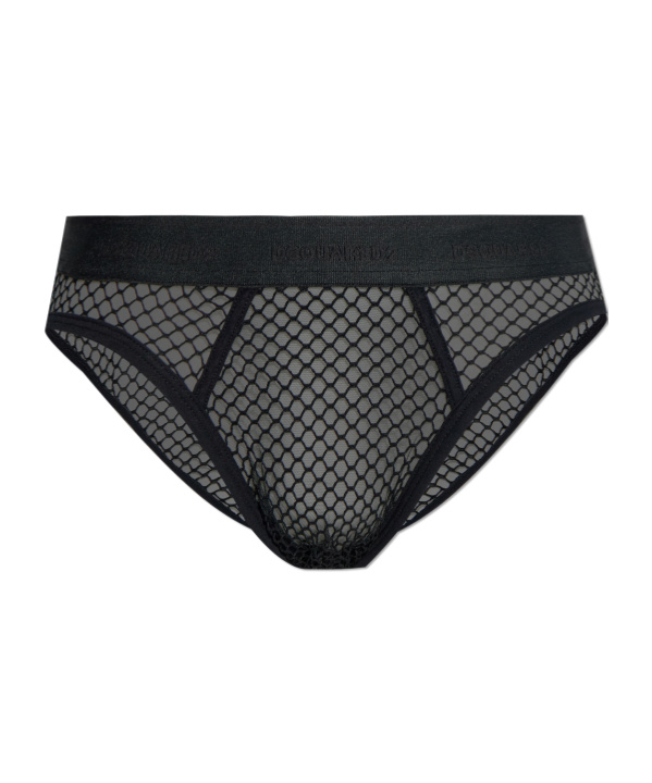 Dsquared2 Elastic Waist Briefs In Black