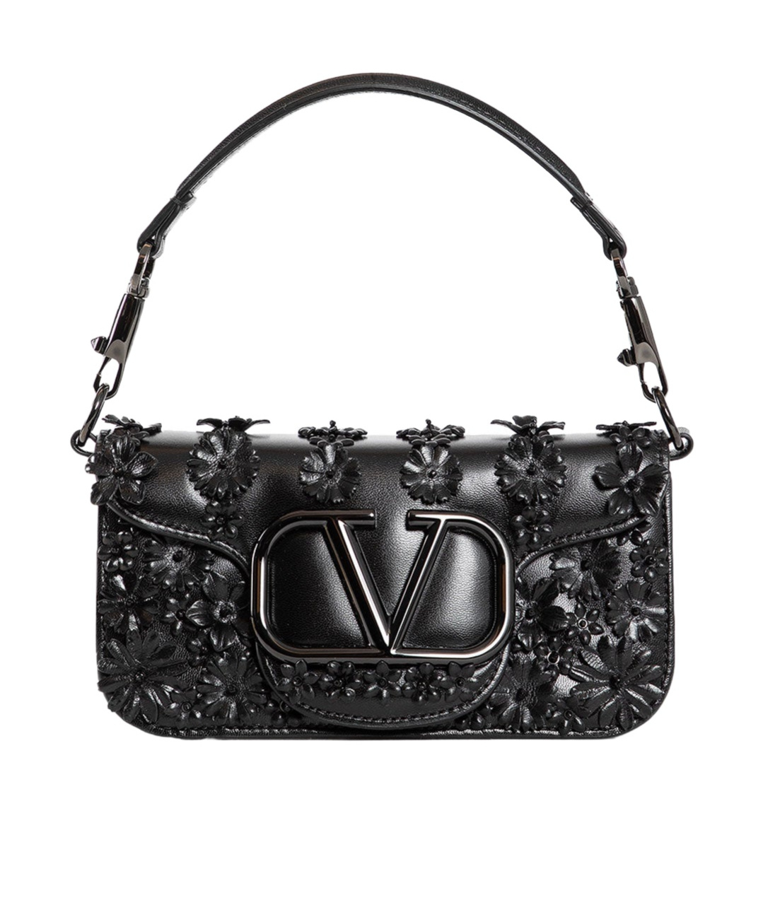 Valentino Locò Shoulder Bag In Black