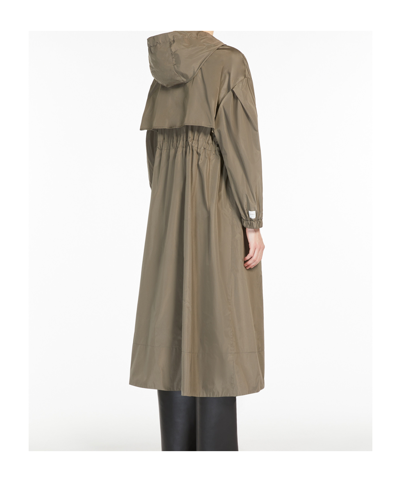 MAX MARA LONG, WATER-REPELLENT TAFFETA PARKA