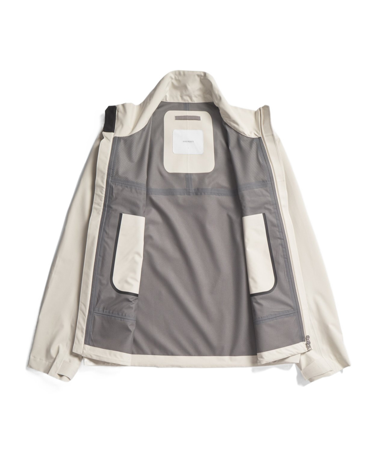 Norse Projects Stand Collar Jacket In Neutral