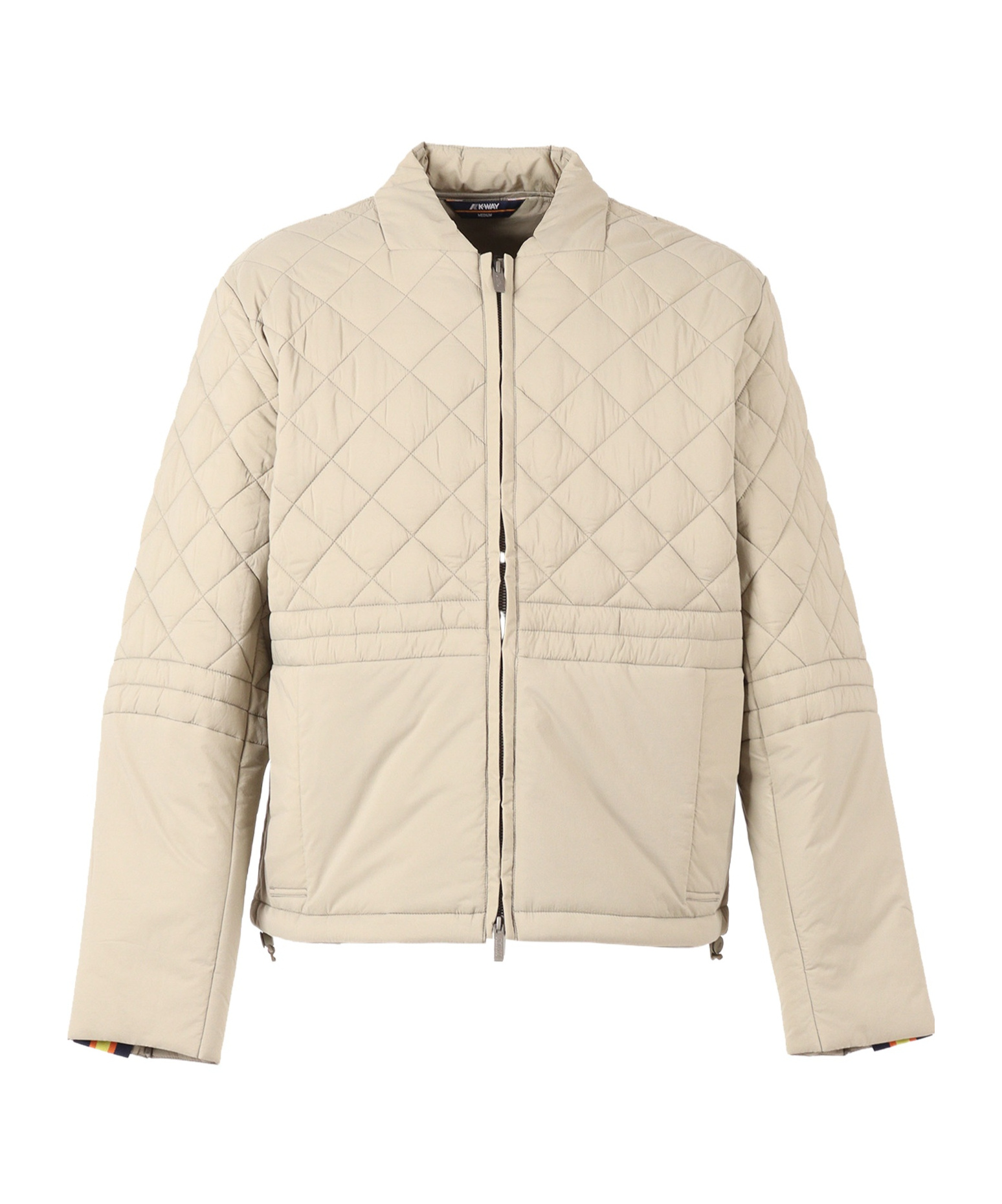K-way Bariol Quilted Jacket In Neutral