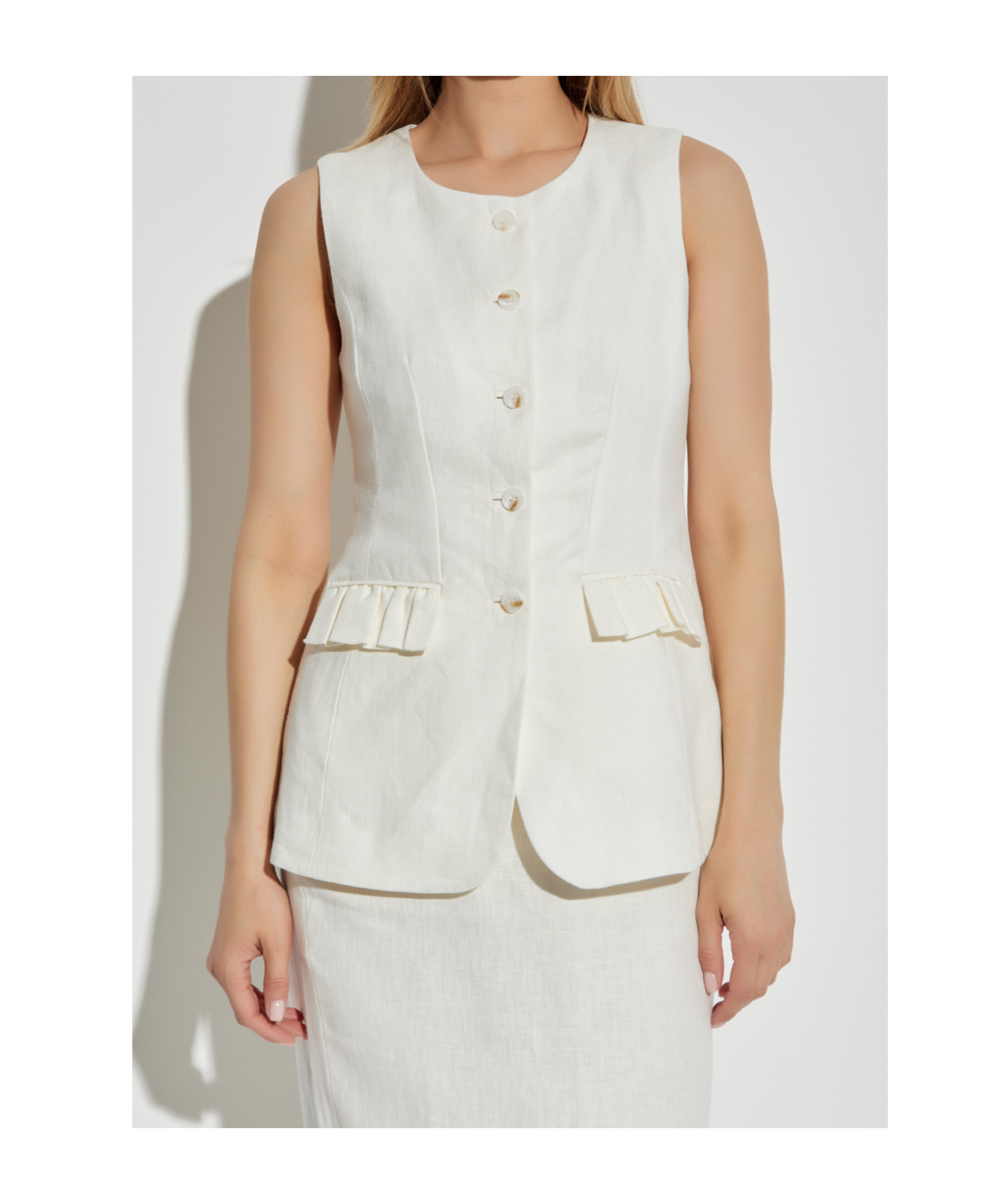 POSSE LINEN WAISTCOAT